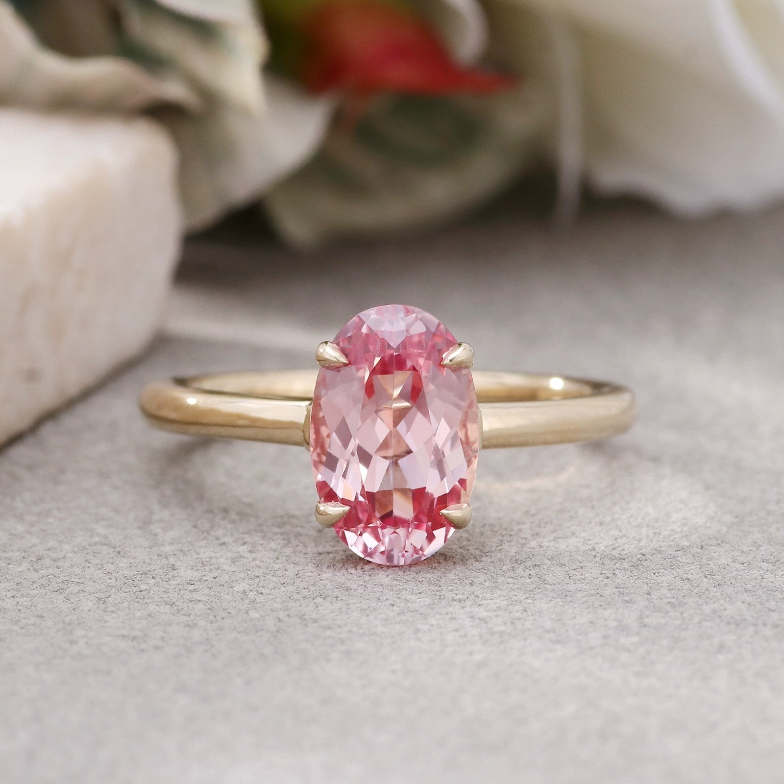 Aurora Custom Lab-Grown Gemstone Ring